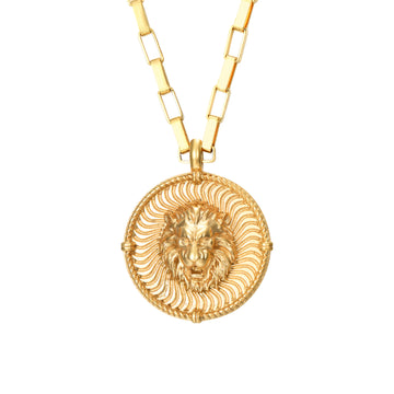 Golden Lion Necklace